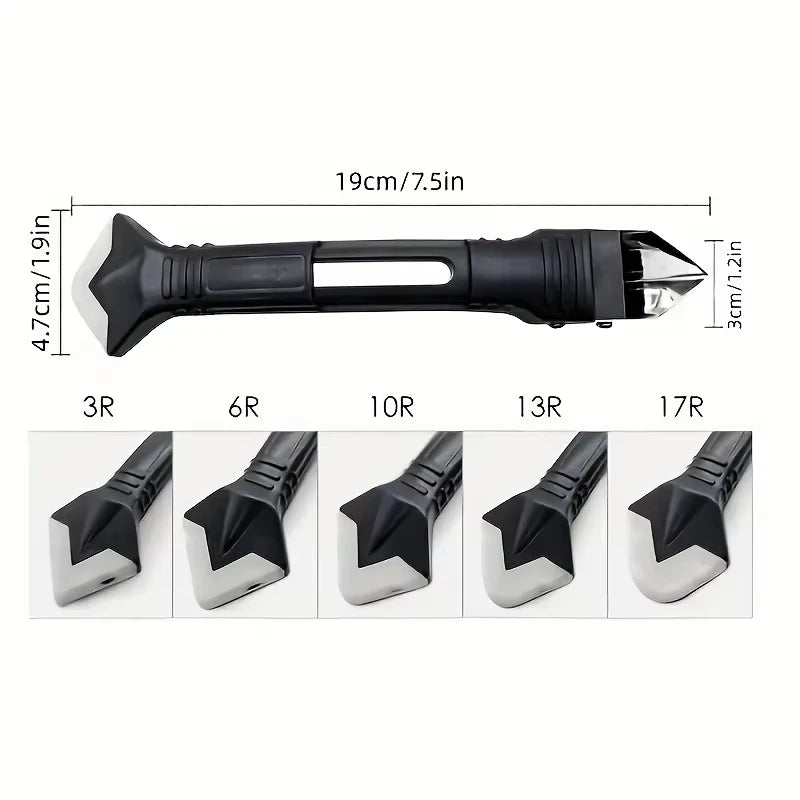 5-in-1 Silikonspachtel-Set zum Glätten und Entfernen von Fugen