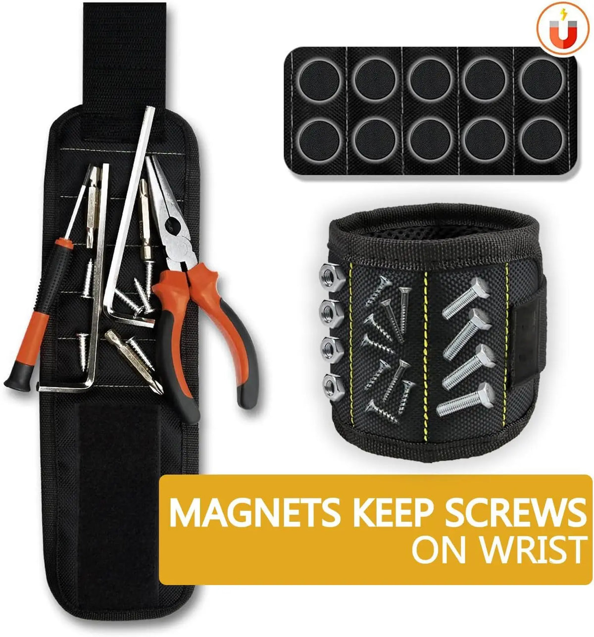 Magnetisches Schrauben-Armband für Handwerker