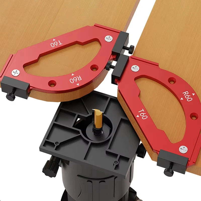 7-teiliges Radius-Schablonen-Set für Oberfräse und Holzbau