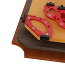 7-teiliges Radius-Schablonen-Set für Oberfräse und Holzbau