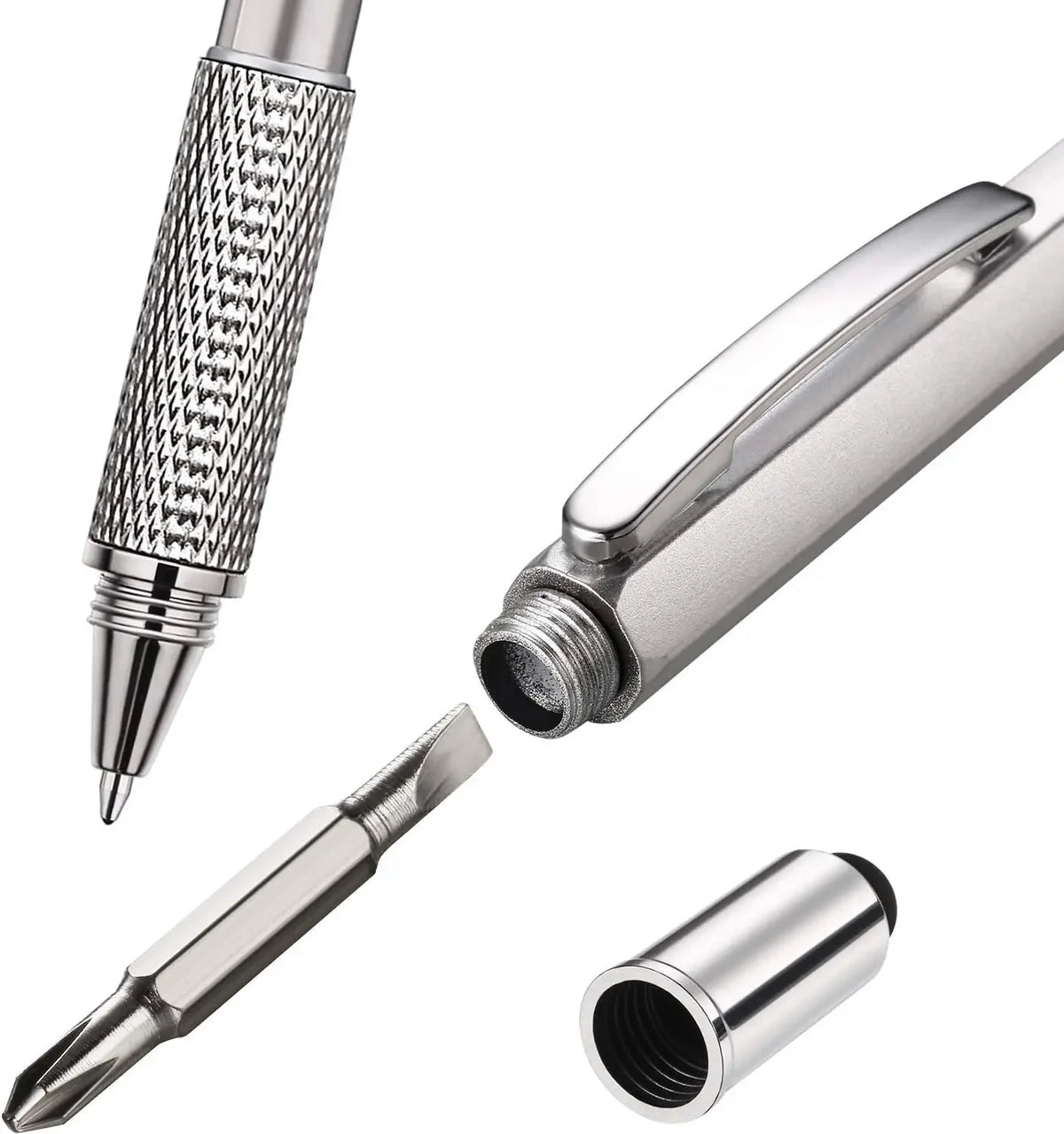 7-in-1 Multifunktionsstift mit Lineal, Schraubendreher und Wasserwaage