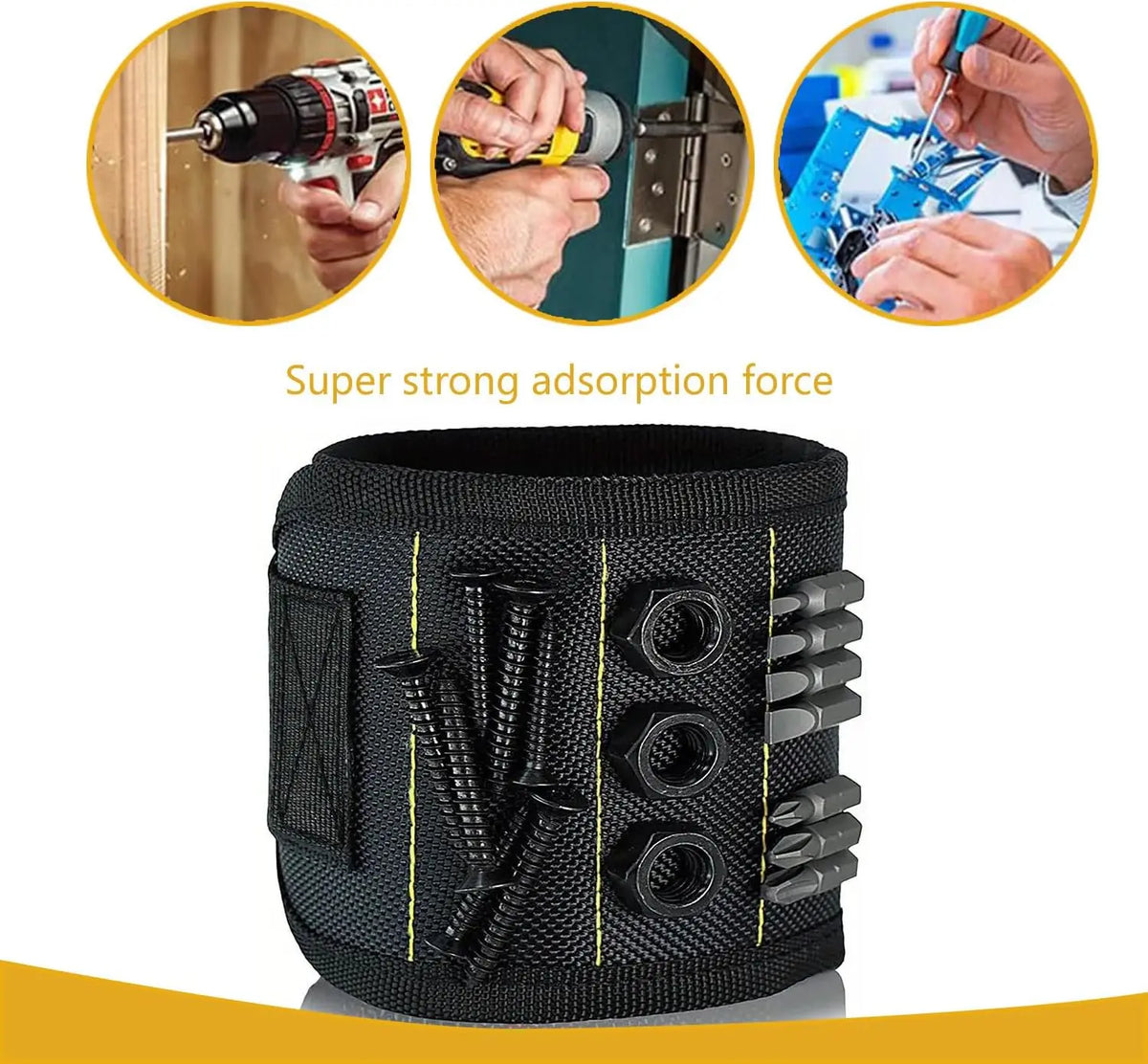 Magnetisches Schrauben-Armband für Handwerker