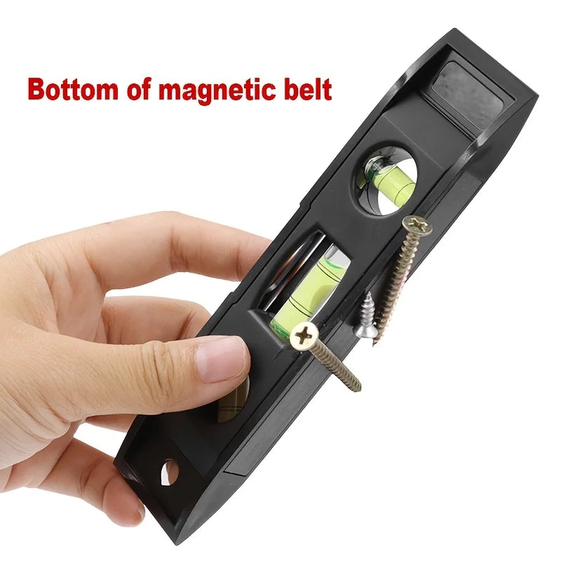 Magnetische Mini-Wasserwaage für Haushalt und Montage
