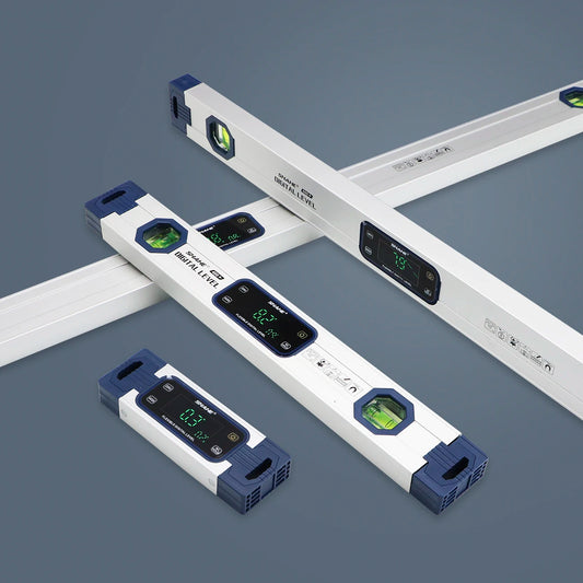Digitale Wasserwaage und Winkelmesser mit Magnetfuß und Display
