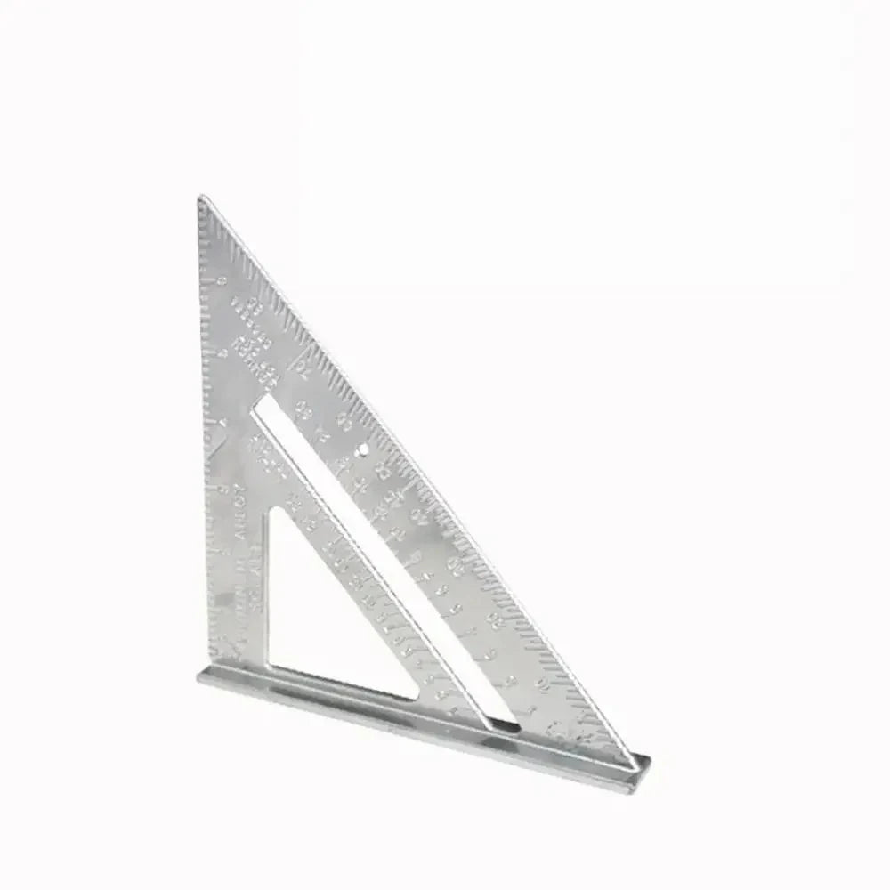 Aluminium-Dreieckswinkel (Speed Square) mit Zoll- und metrischer Skala