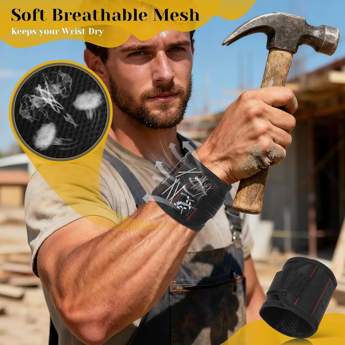 Magnetisches Schrauben-Armband für Handwerker