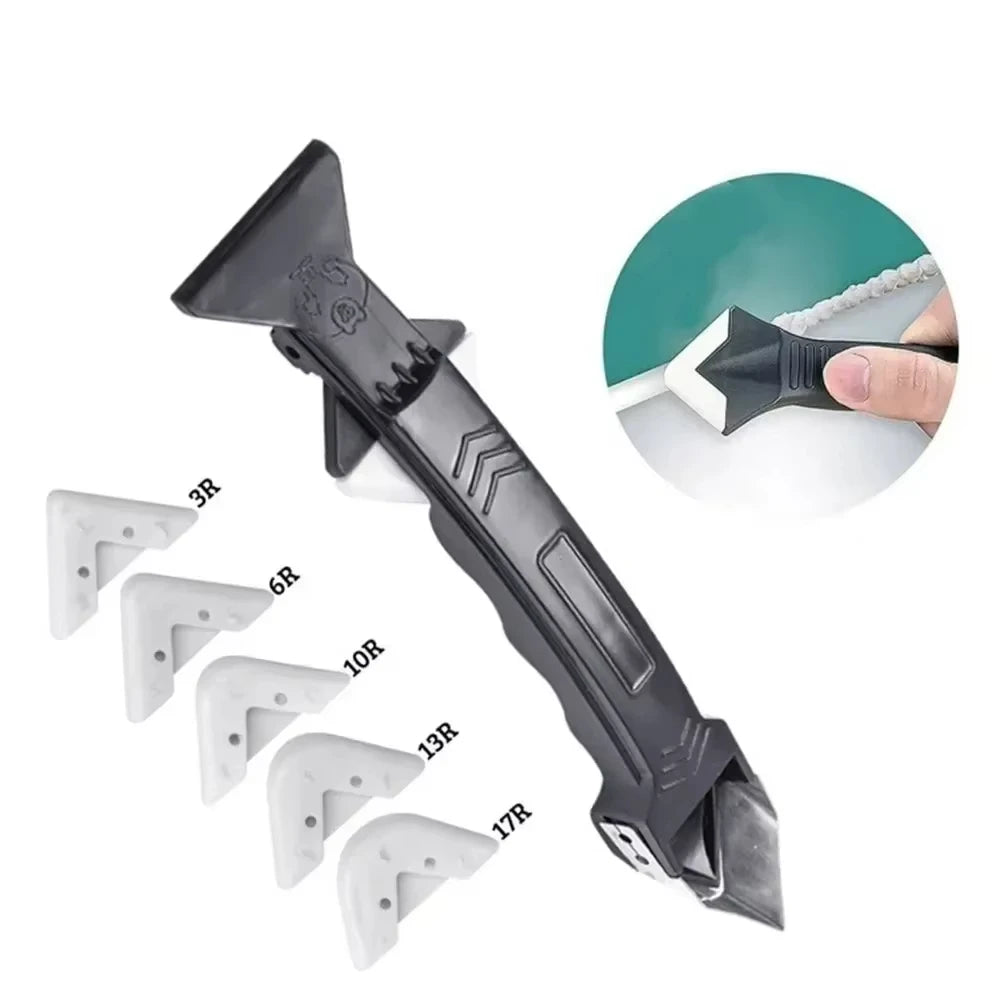 5-in-1 Silikonspachtel-Set zum Glätten und Entfernen von Fugen