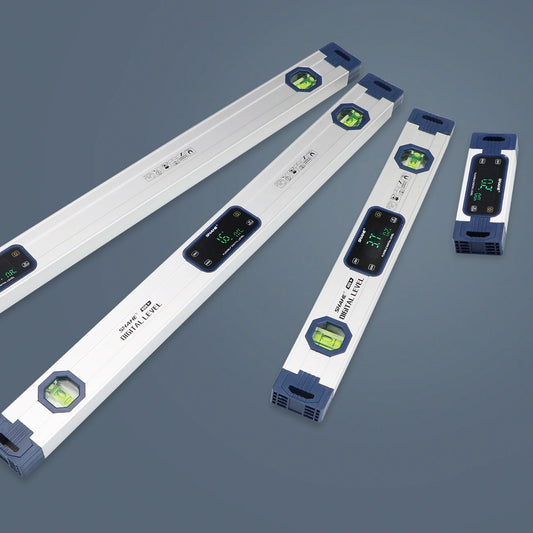 Elektronischer Neigungsmesser mit beleuchtetem Display und V-Nut-Magnetfuß