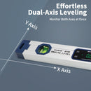 Digitale Wasserwaage und Winkelmesser mit Magnetfuß und Display