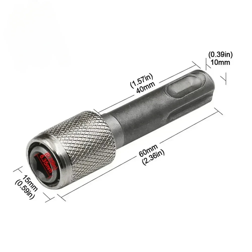 Magnetischer Bit-Halter mit Schnellwechselaufnahme, 60 mm